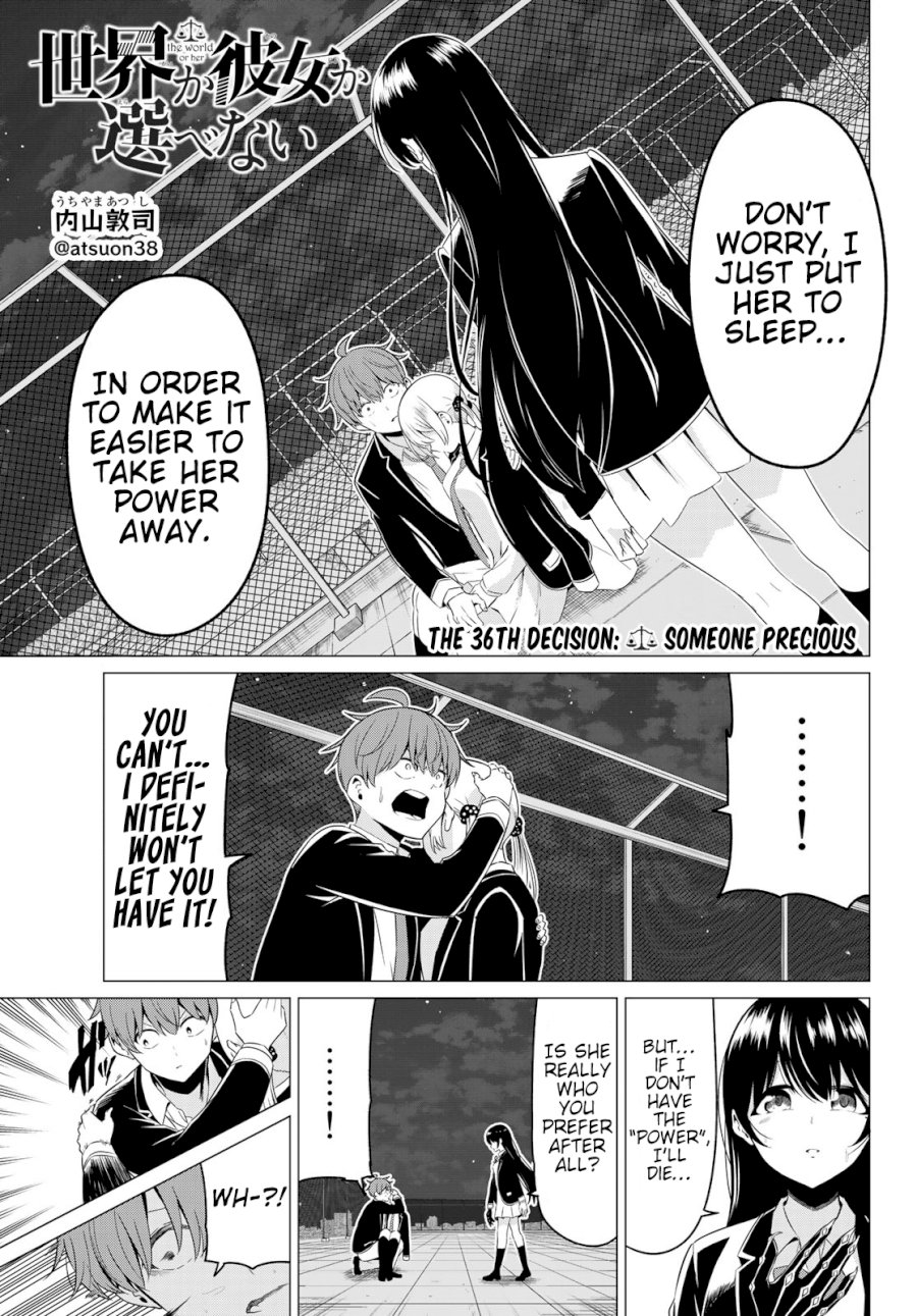 Sekai Ka Kanojo Ka Erabenai Chapter 3636 - HolyManga.Net