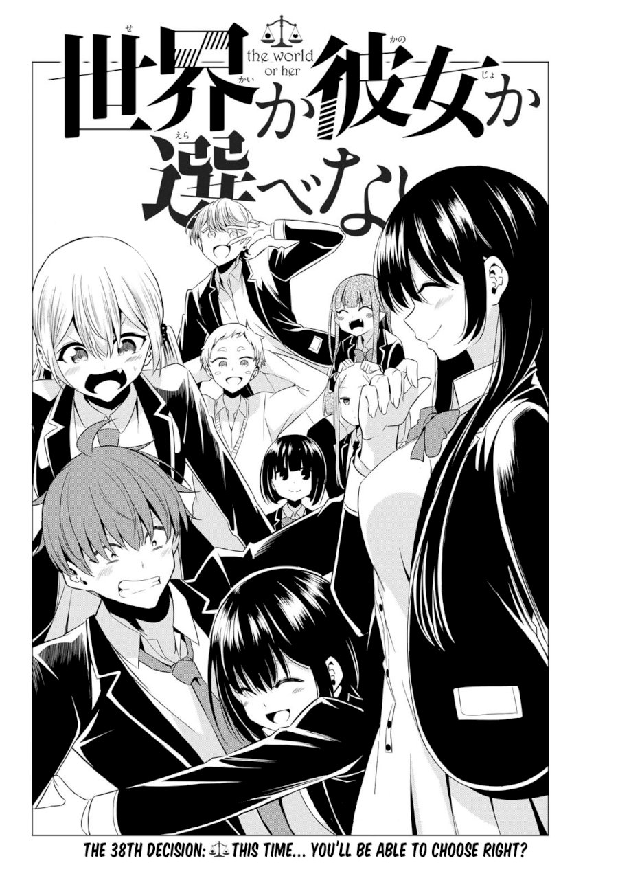 Sekai Ka Kanojo Ka Erabenai Chapter 3838 - HolyManga.Net