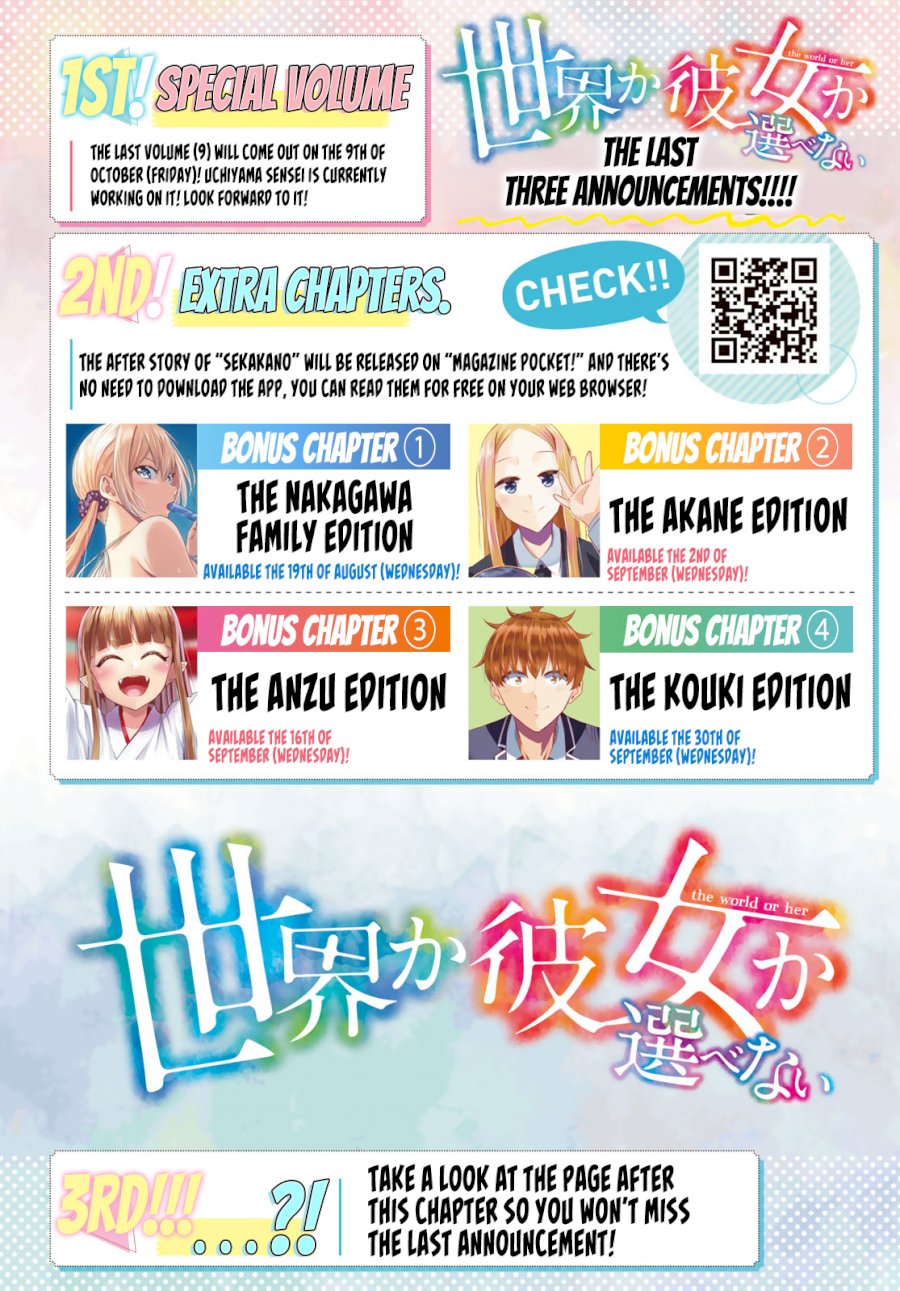 Sekai Ka Kanojo Ka Erabenai Chapter 4040 - HolyManga.Net