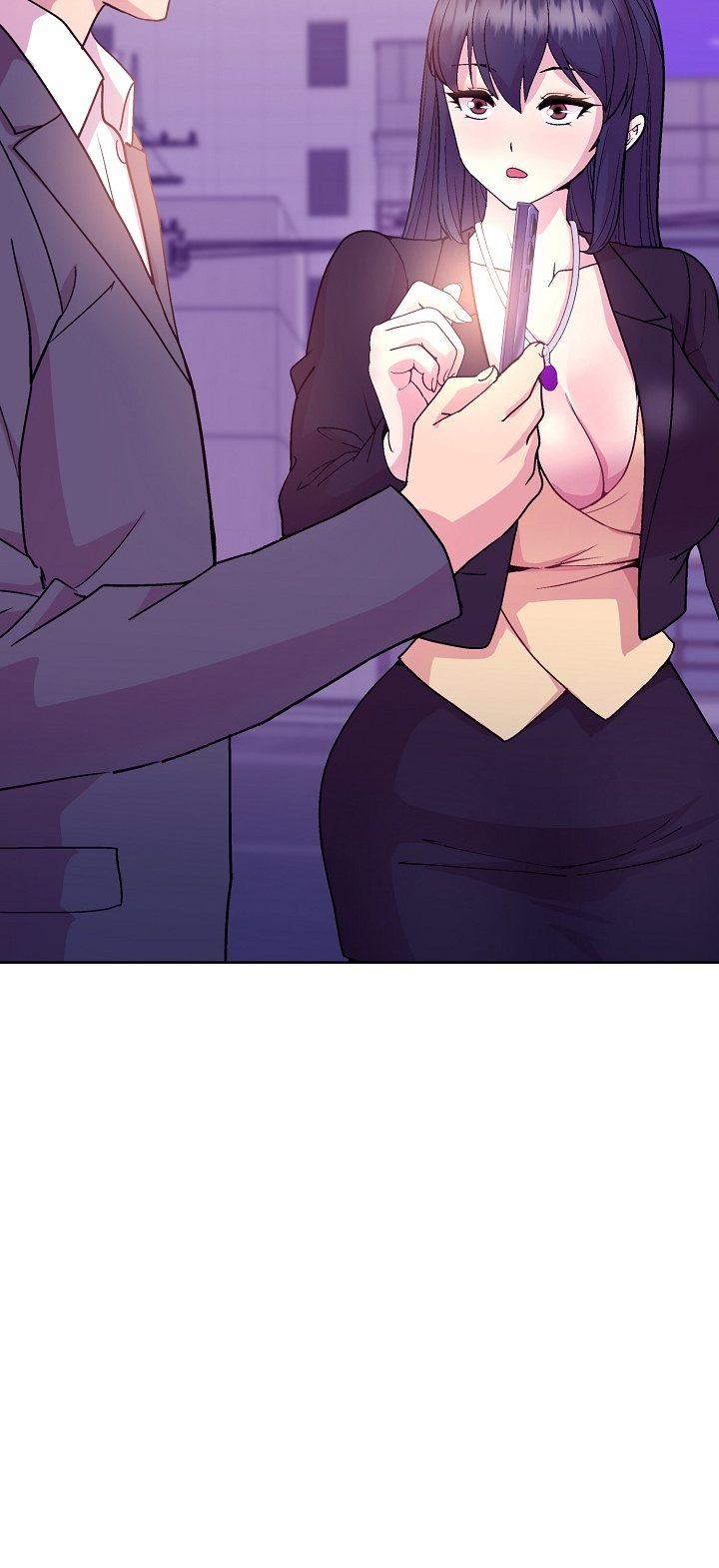 Playing a game with my Busty Manager Chapter 49 - HolyManga.Net