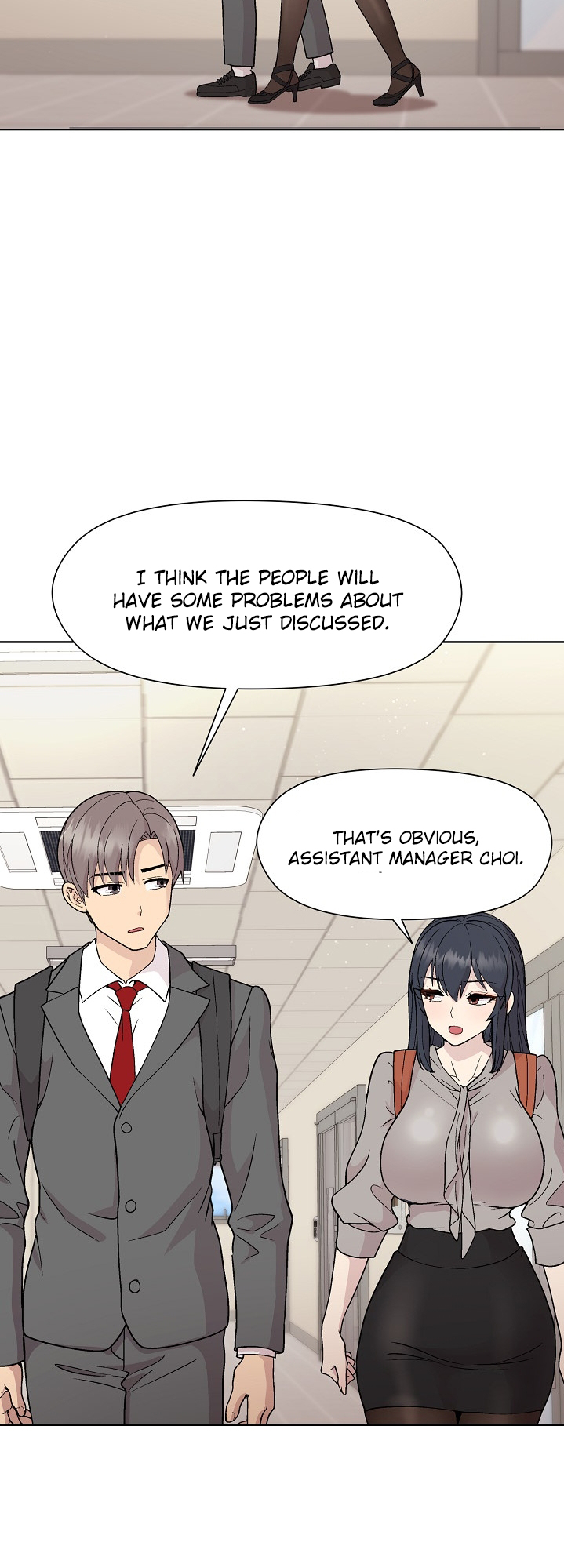 Playing a game with my Busty Manager Chapter 23 - HolyManga.Net