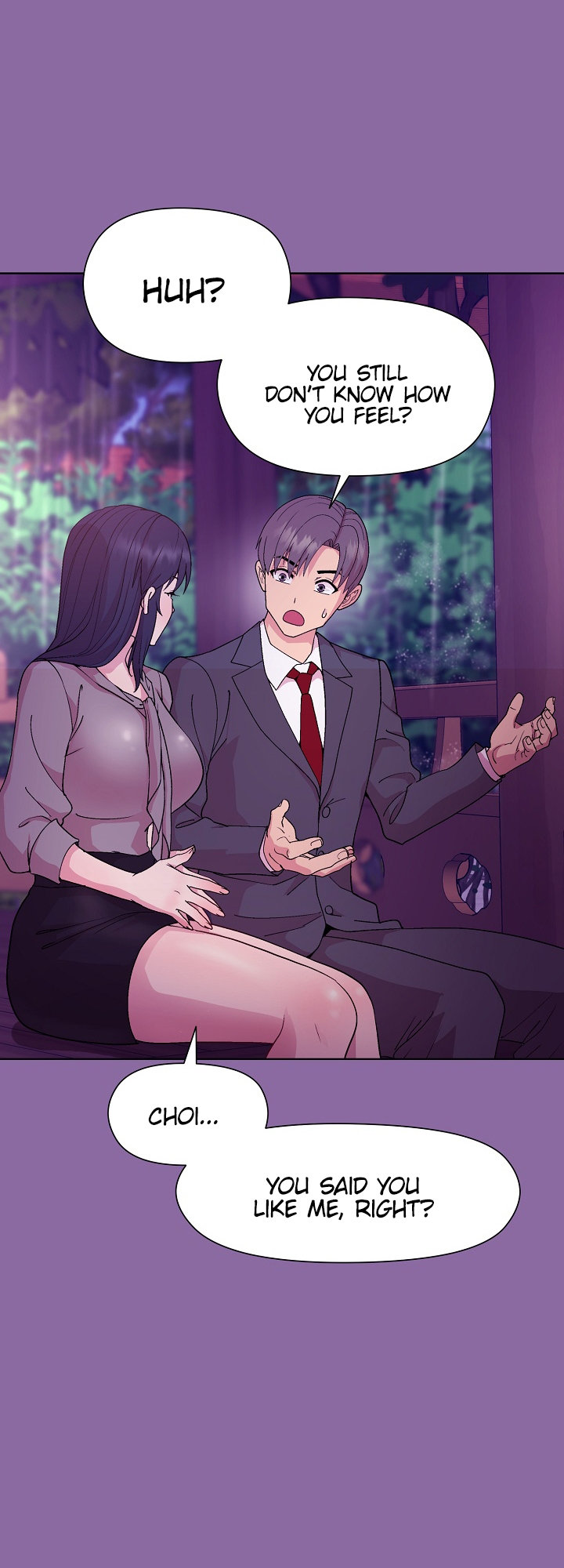 Playing a game with my Busty Manager Chapter 28 - HolyManga.Net
