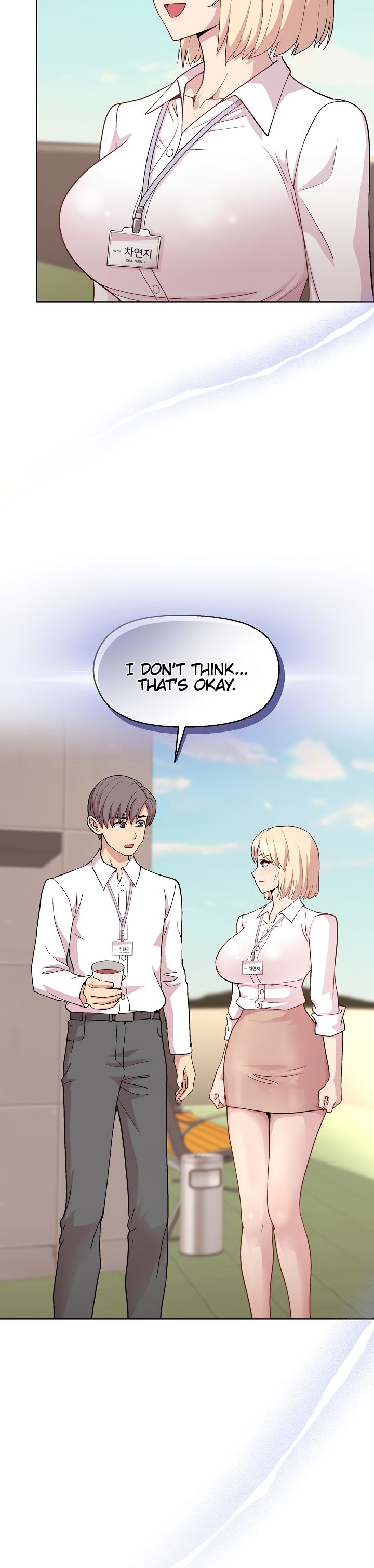 Playing a game with my Busty Manager Chapter 43 - HolyManga.Net