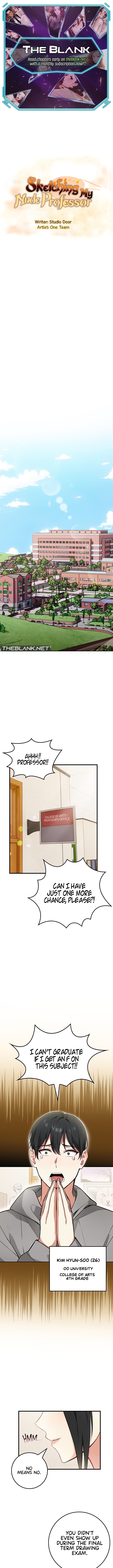 Sketching my Nude Professor Chapter 1 - HolyManga.Net