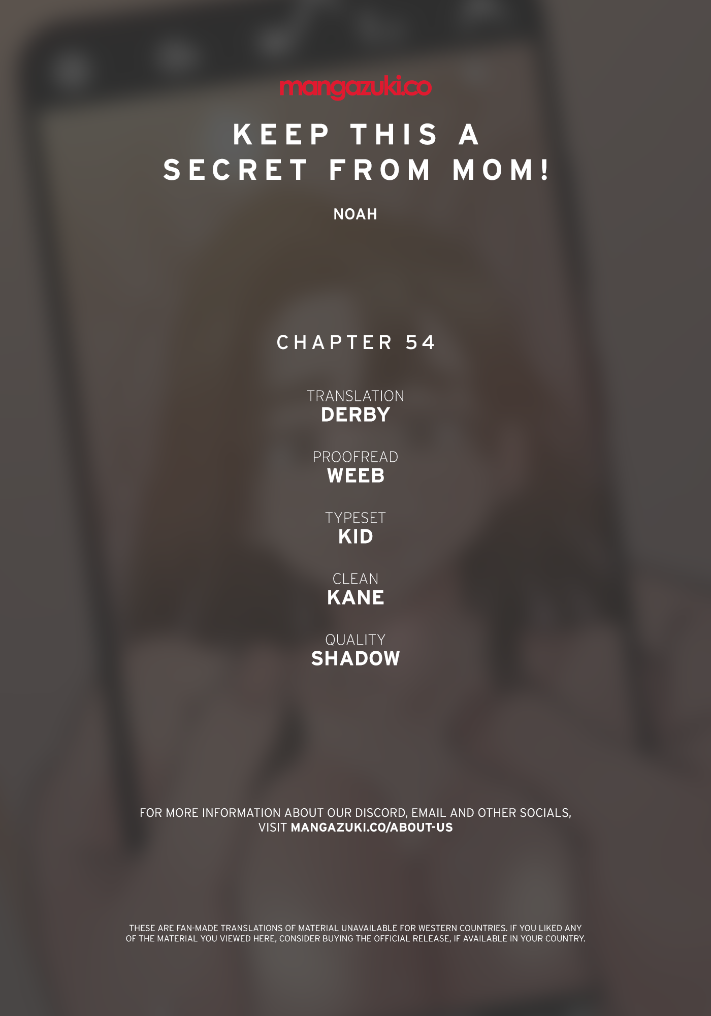 Keep It A Secret From Your Mother! Chapter 54 - HolyManga.Net