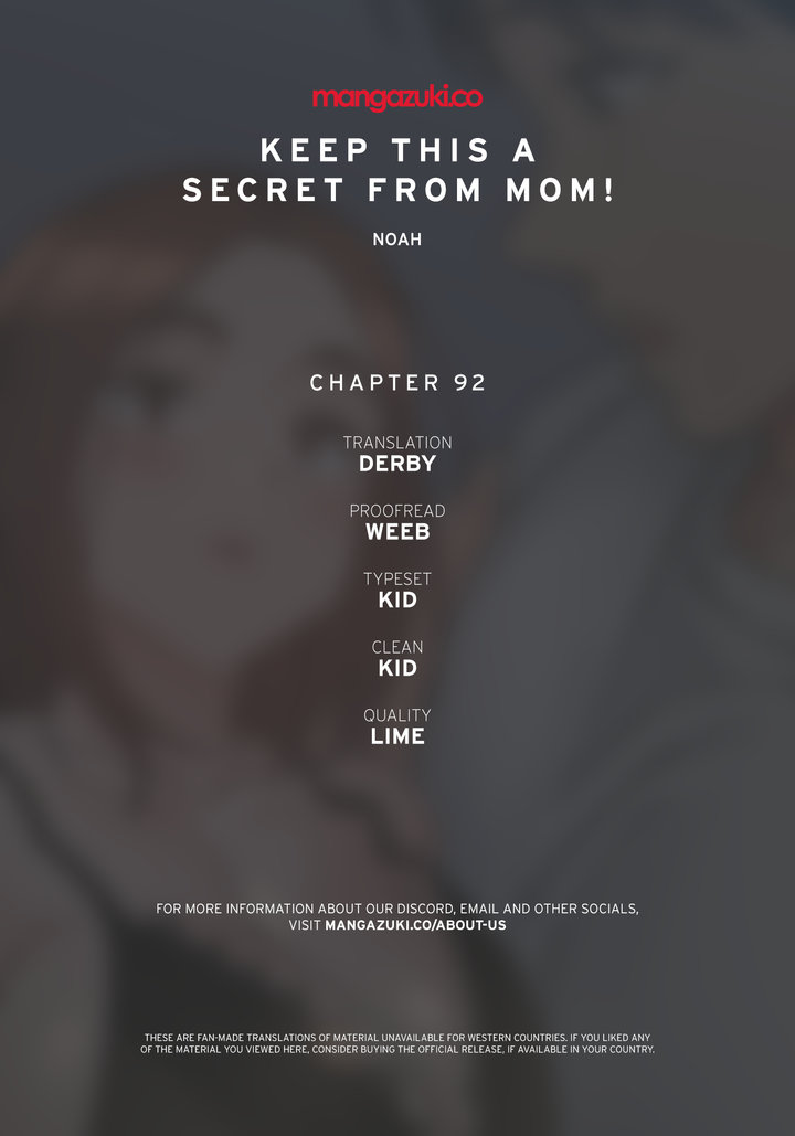 Keep It A Secret From Your Mother! Chapter 92 - BidManga.com