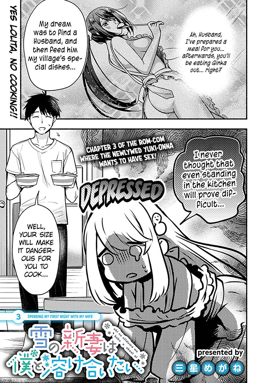 Yuki no Niizuma wa Boku to Tokeaita Chapter 3 - HolyManga.Net