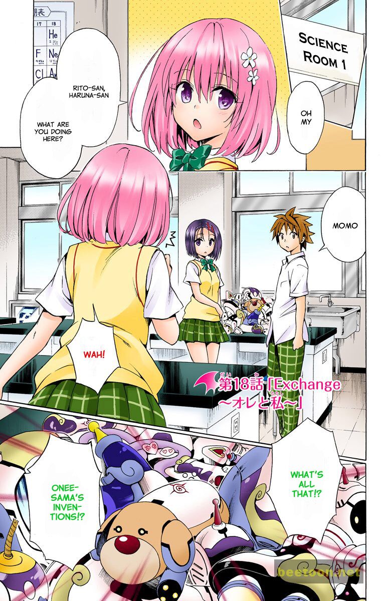 To LOVE-Ru Darkness - Full color Chapter 18 - HolyManga.Net