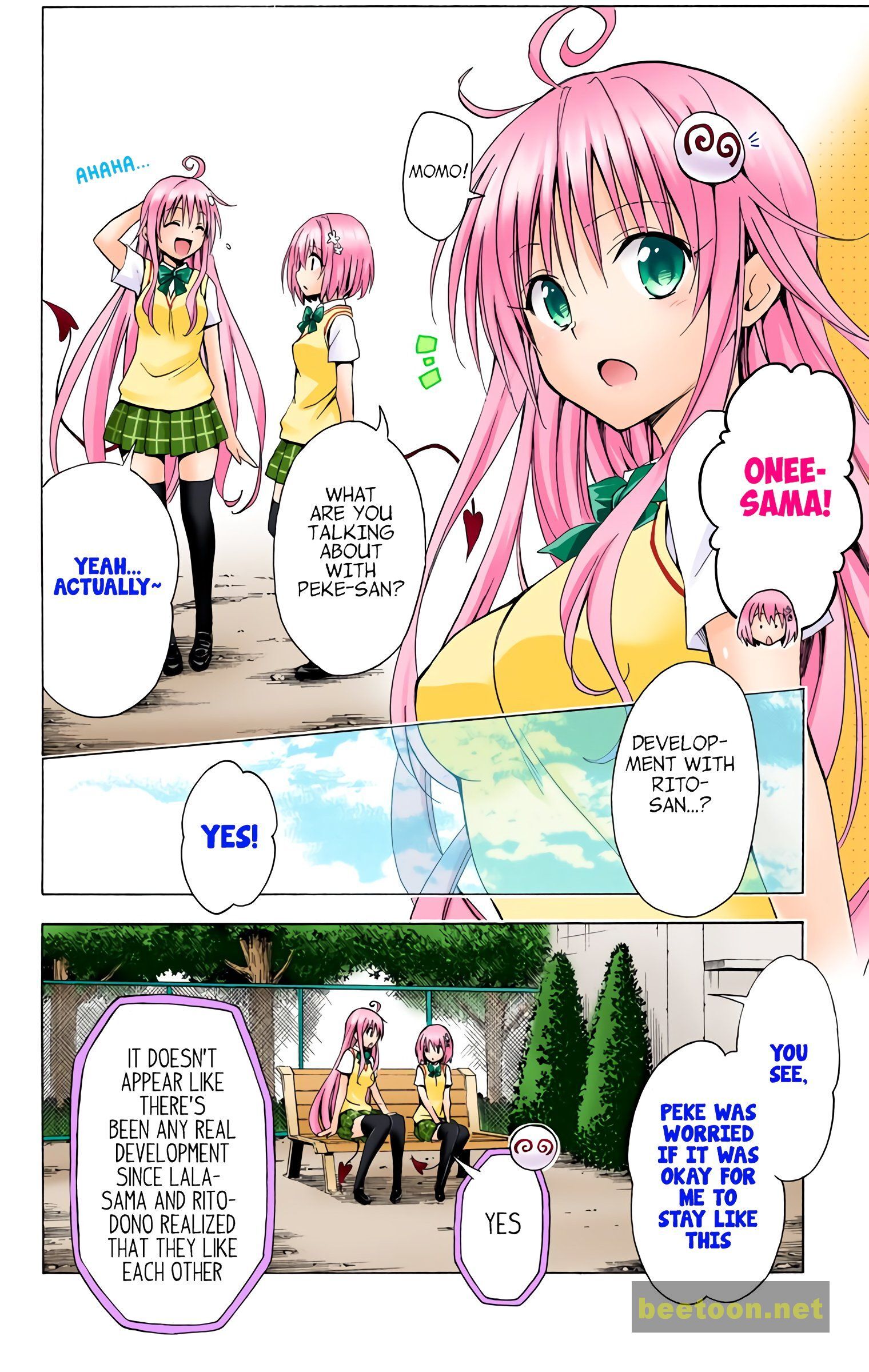 To LOVE-Ru Darkness - Full color Chapter 34 - HolyManga.Net