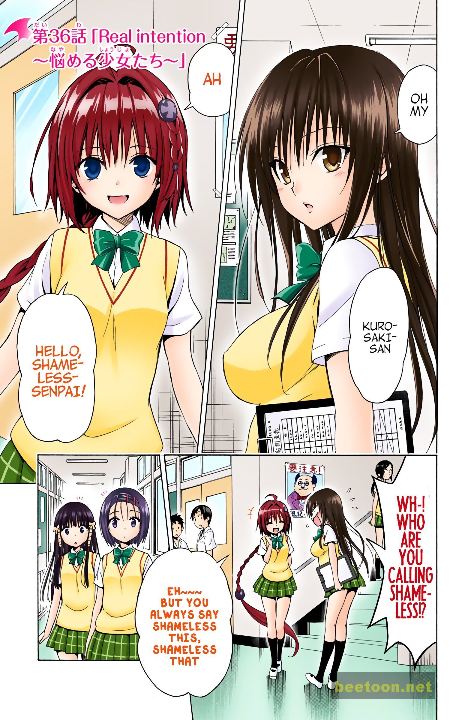 To LOVE-Ru Darkness - Full color Chapter 36 - HolyManga.Net