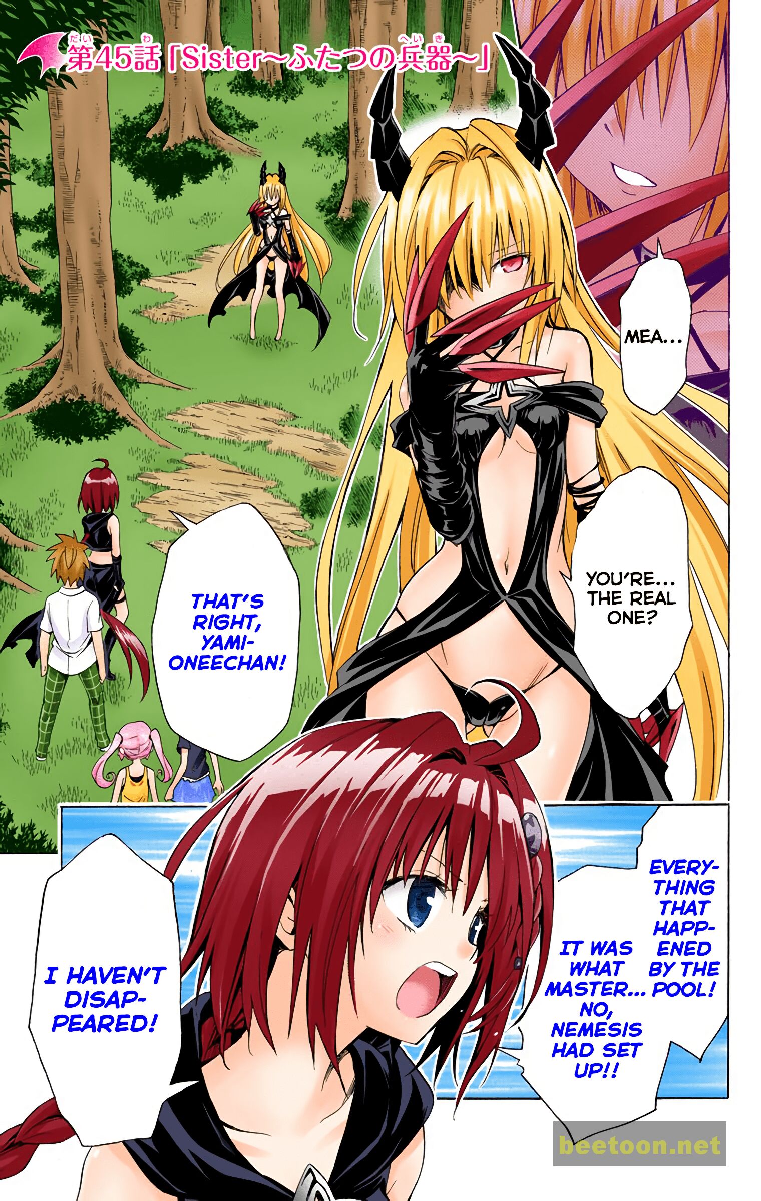 To LOVE-Ru Darkness - Full color Chapter 45 - HolyManga.Net