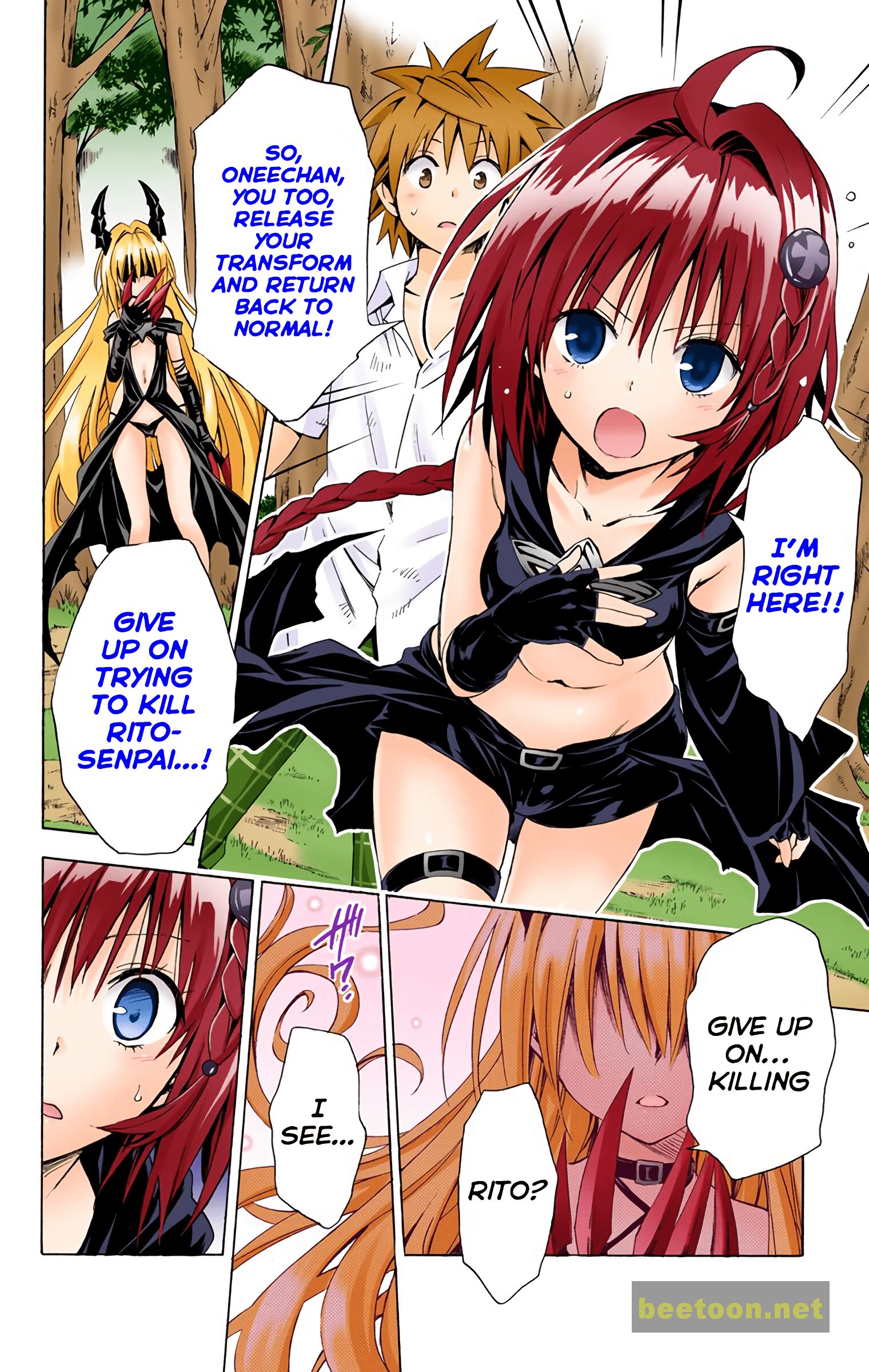 To LOVE-Ru Darkness - Full color Chapter 45 - HolyManga.Net