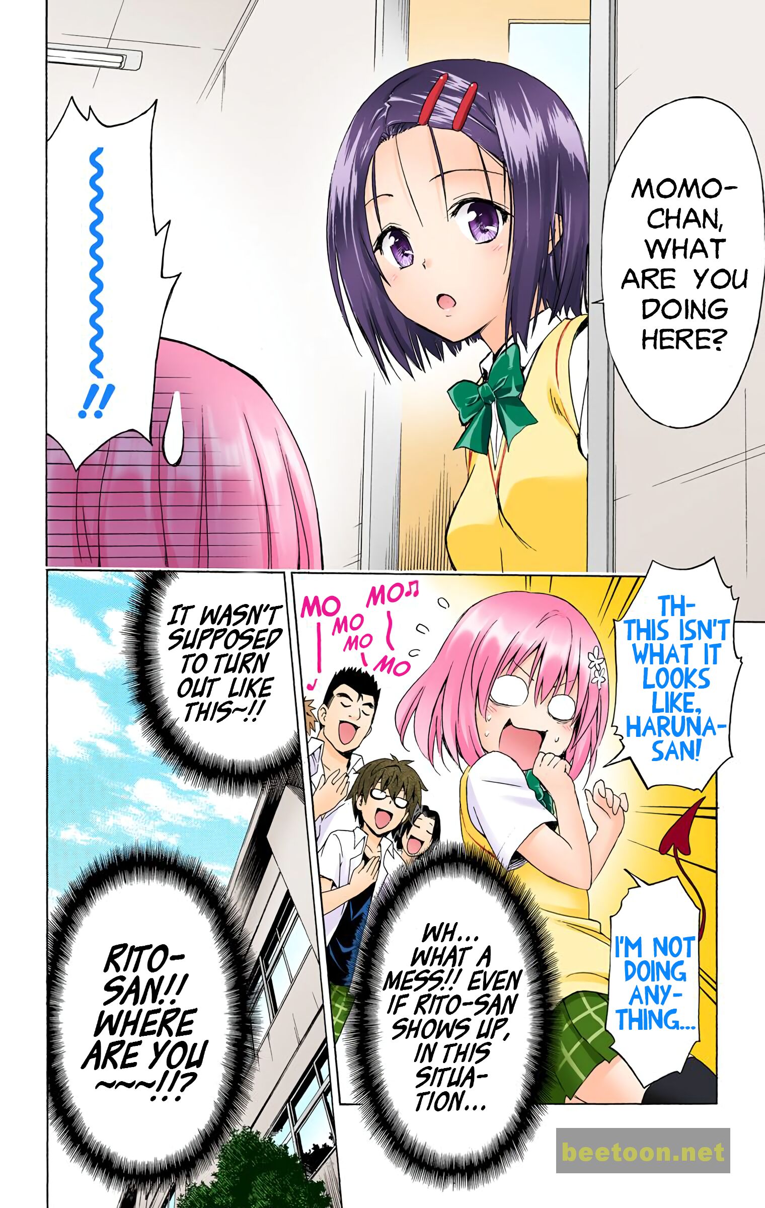 To LOVE-Ru Darkness - Full color Chapter 48 - HolyManga.Net