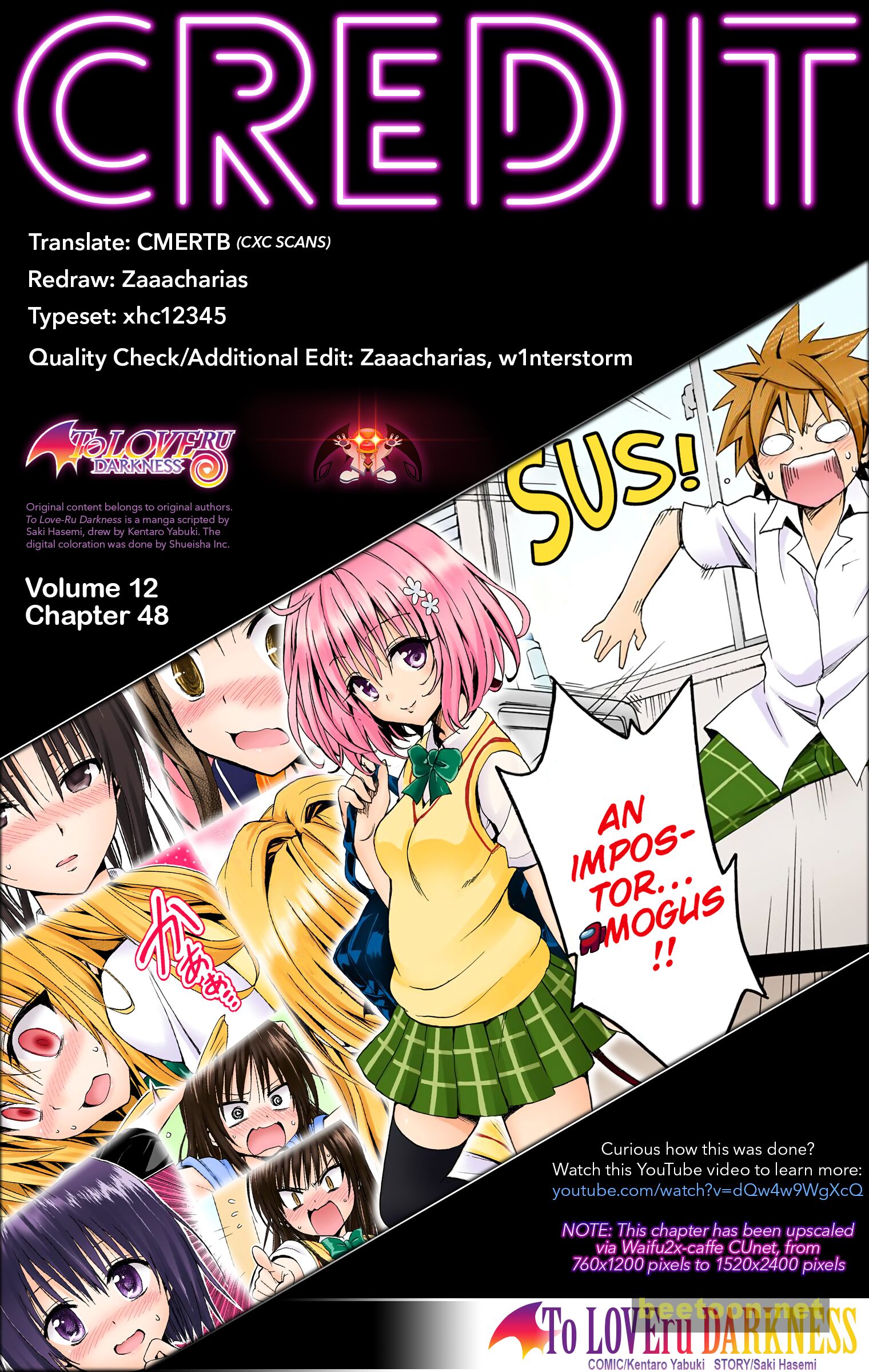 To LOVE-Ru Darkness - Full color Chapter 48 - HolyManga.Net