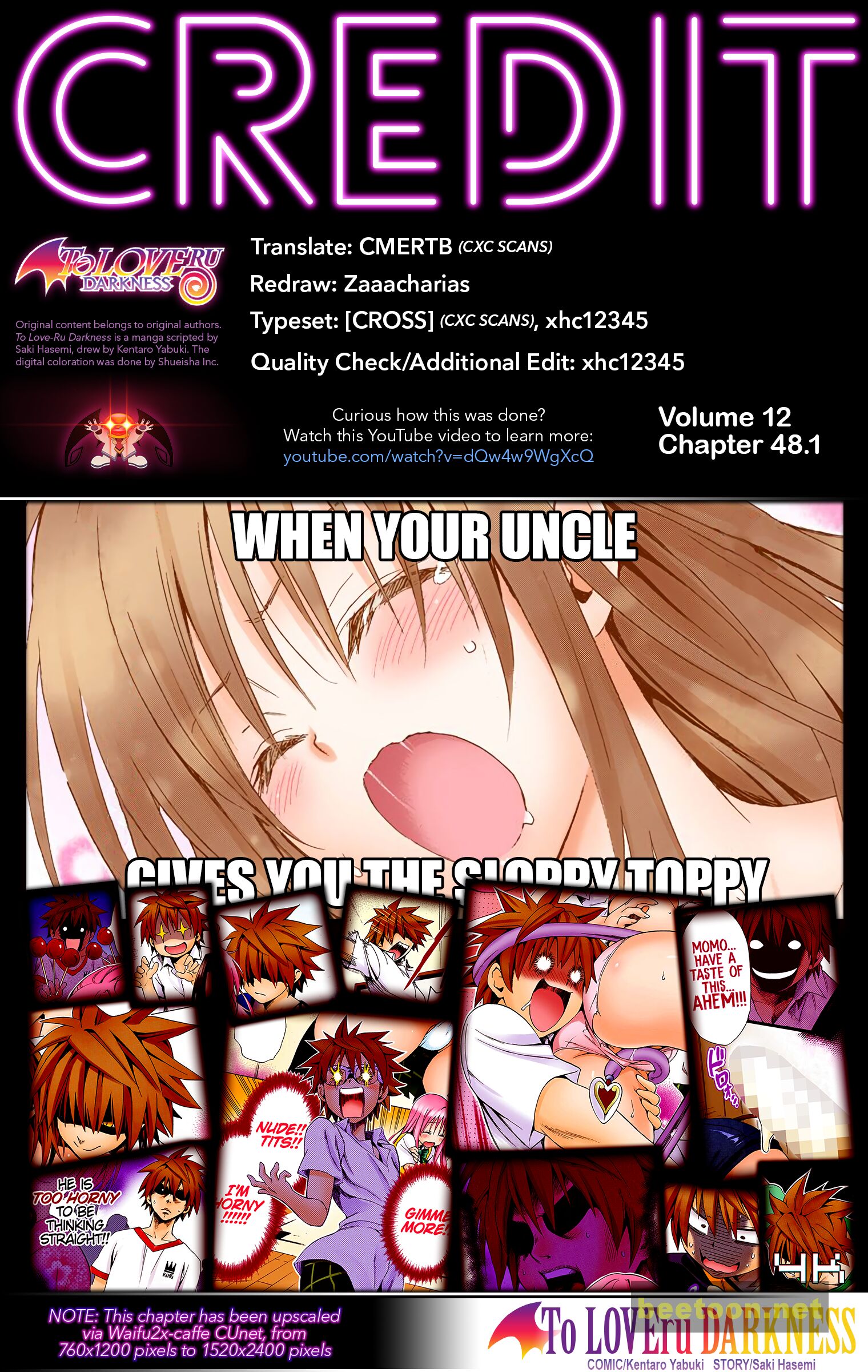 To LOVE-Ru Darkness - Full color Chapter 48.1 - HolyManga.Net