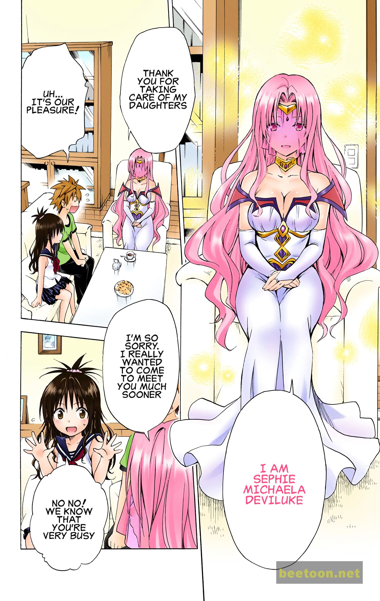 To LOVE-Ru Darkness - Full color Chapter 49 - HolyManga.Net