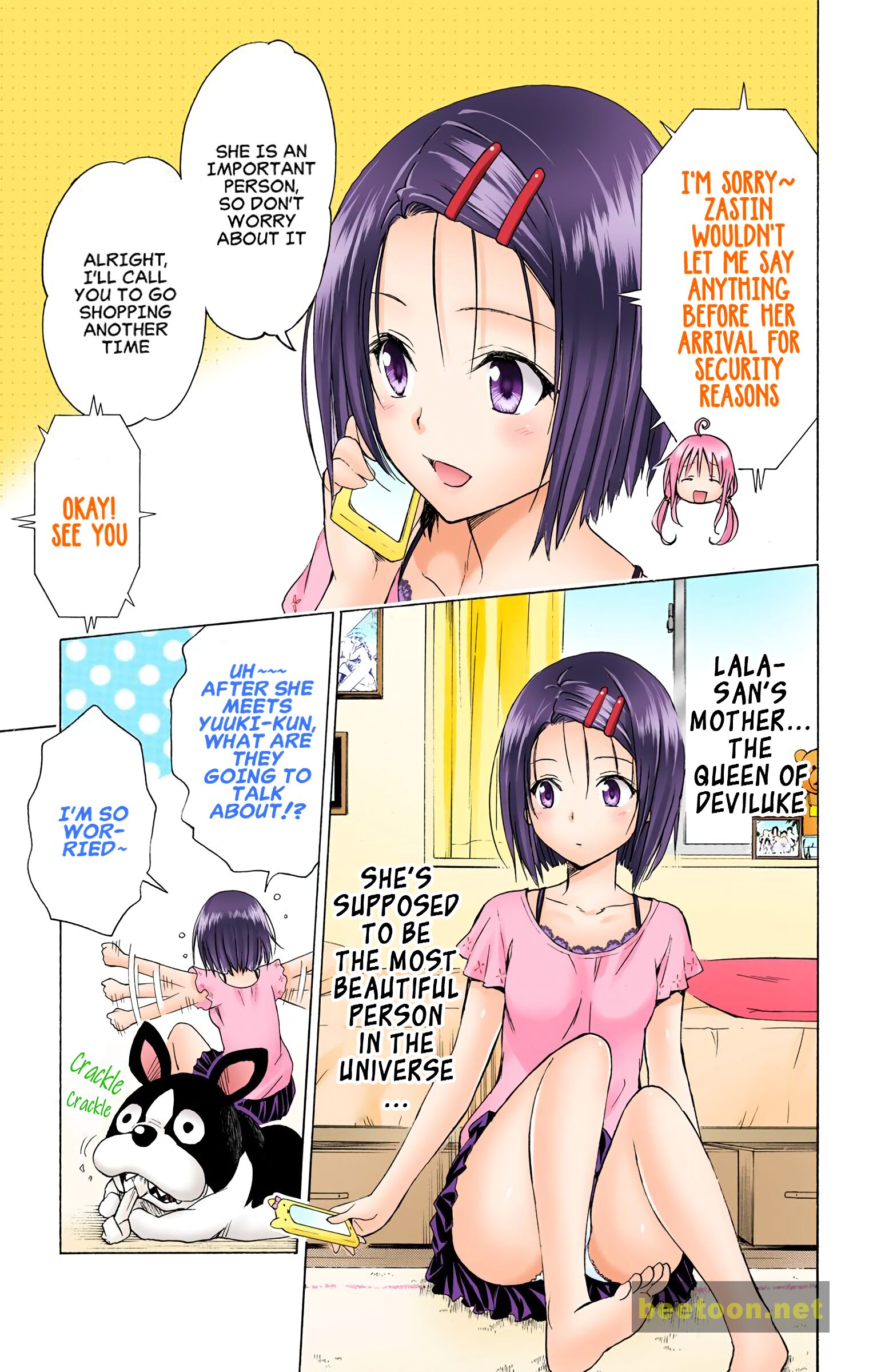 To LOVE-Ru Darkness - Full color Chapter 49 - HolyManga.Net