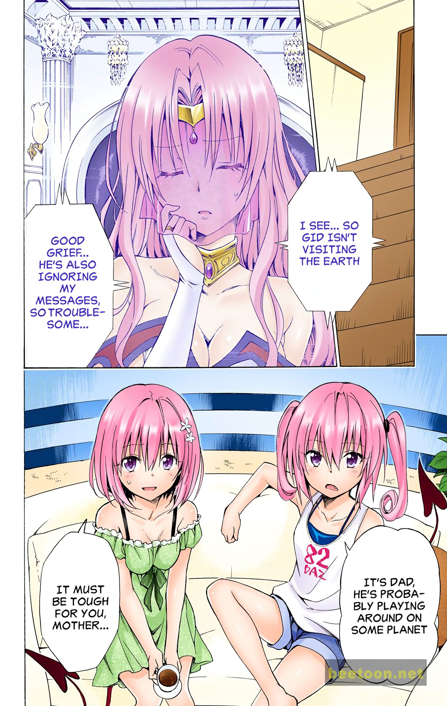 To LOVE-Ru Darkness - Full color Chapter 59 - HolyManga.Net