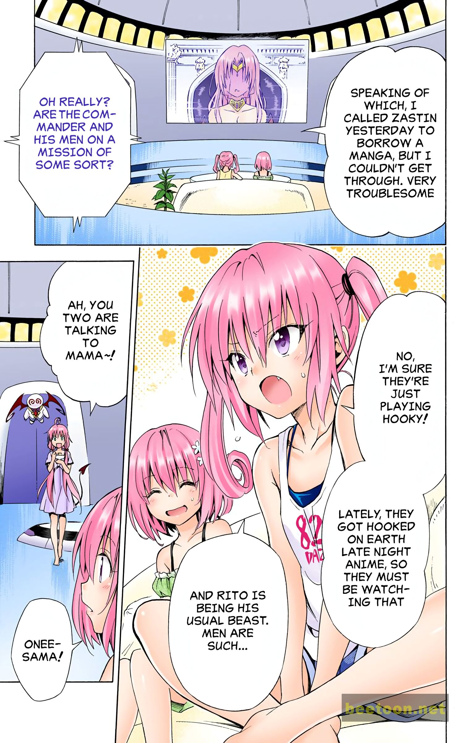 To LOVE-Ru Darkness - Full color Chapter 59 - HolyManga.Net