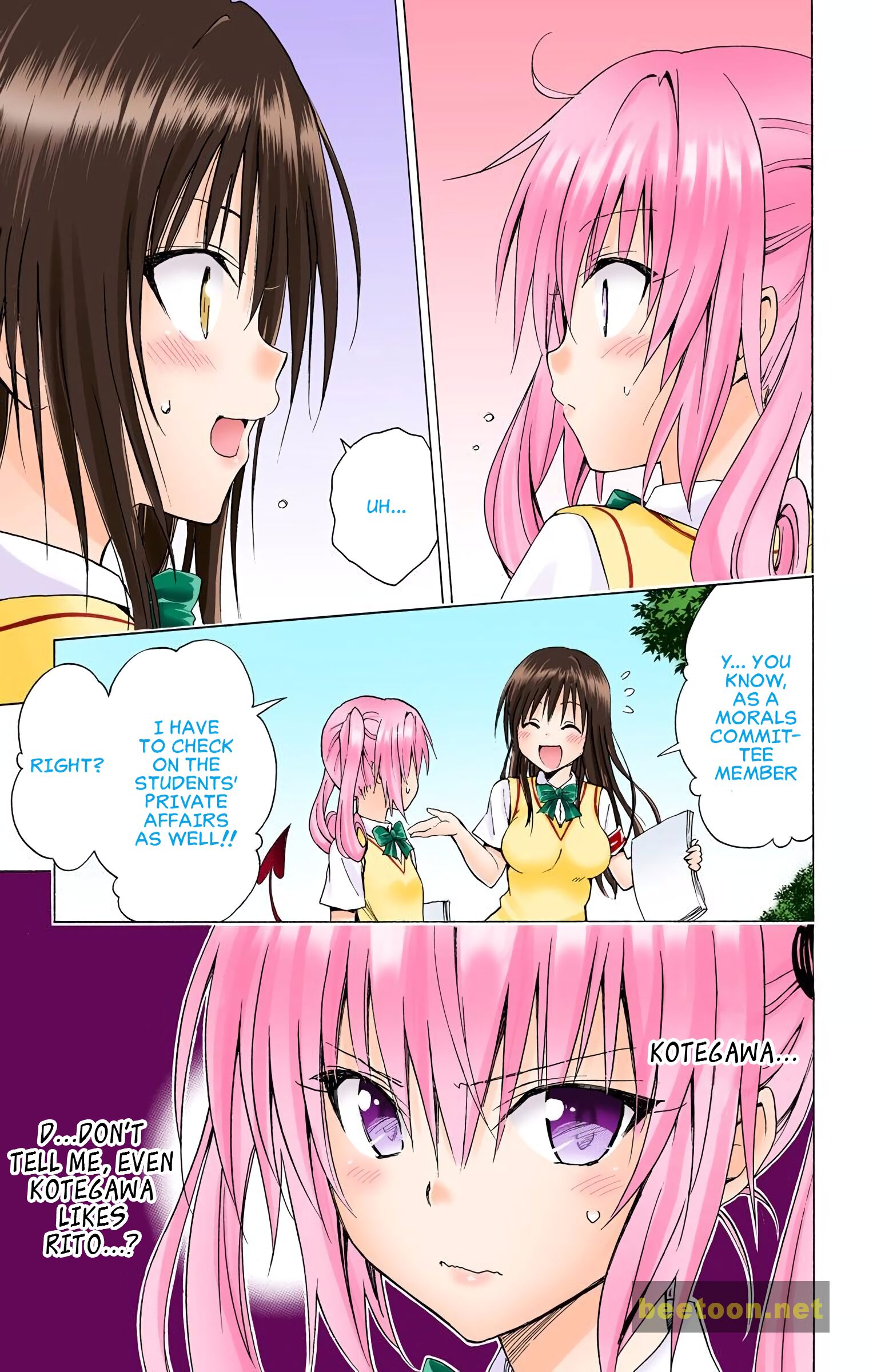 To LOVE-Ru Darkness - Full color Chapter 64 - HolyManga.Net