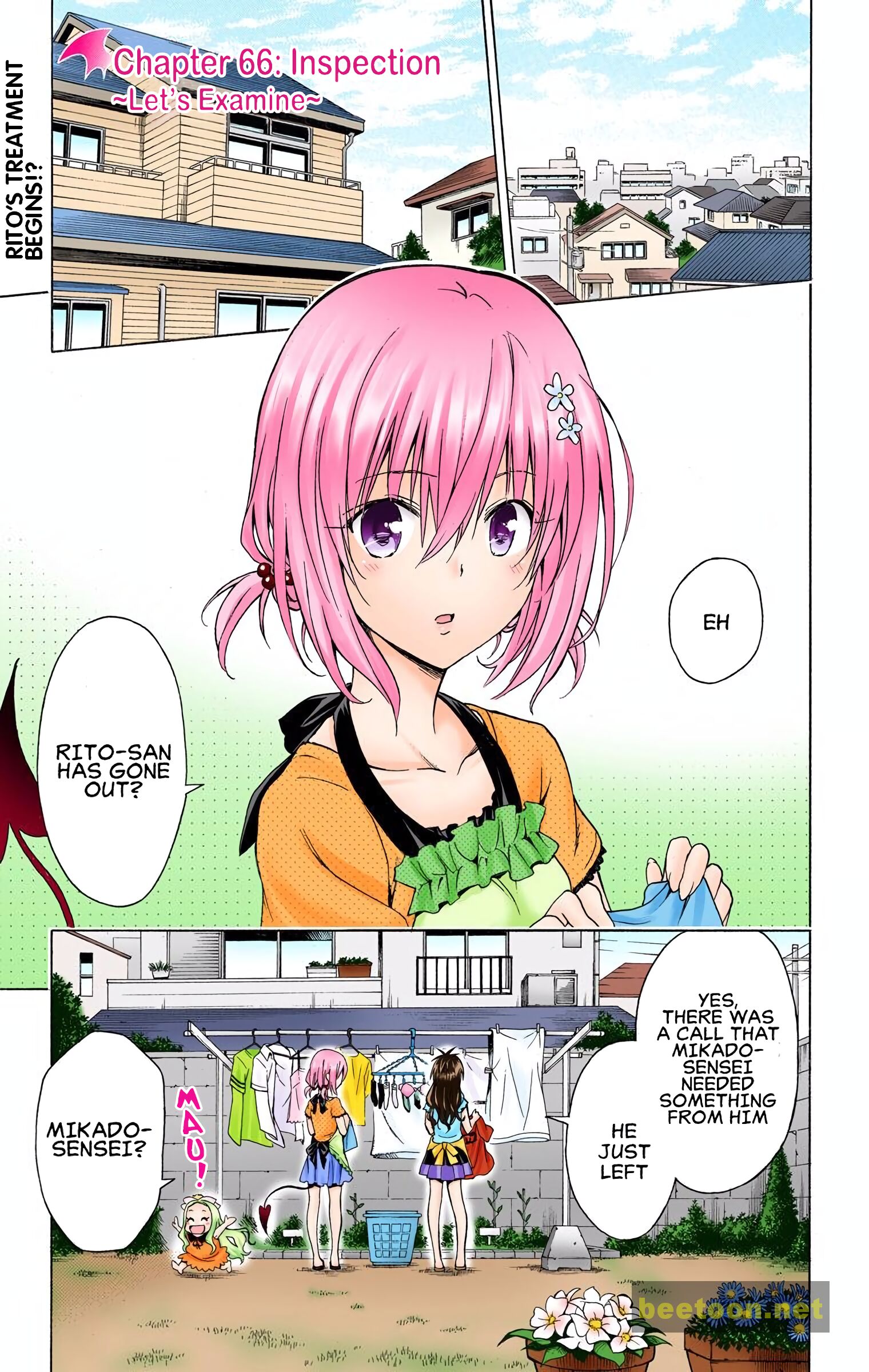 To LOVE-Ru Darkness - Full color Chapter 66 - HolyManga.Net