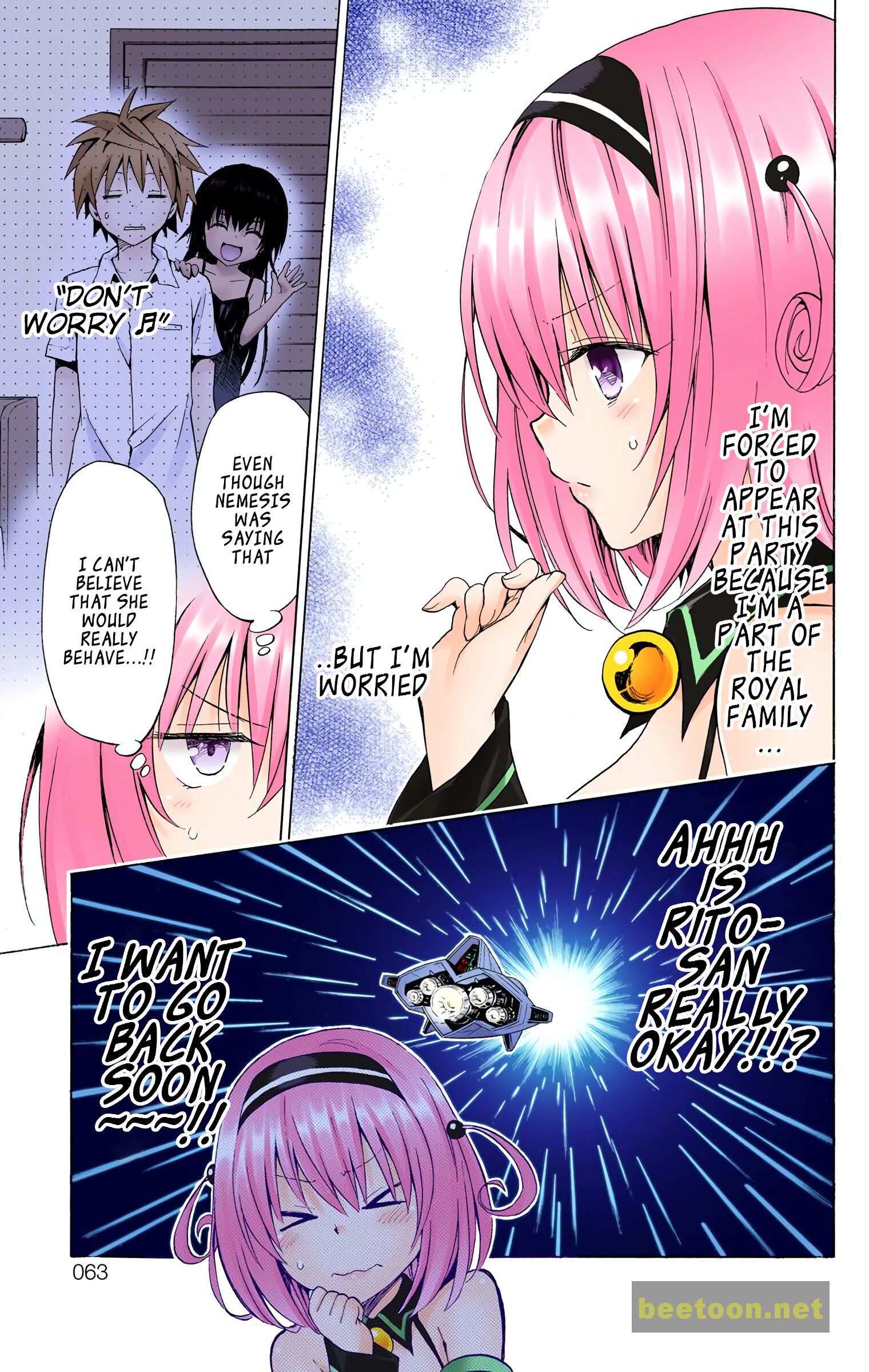 To LOVE-Ru Darkness - Full color Chapter 69 - HolyManga.Net