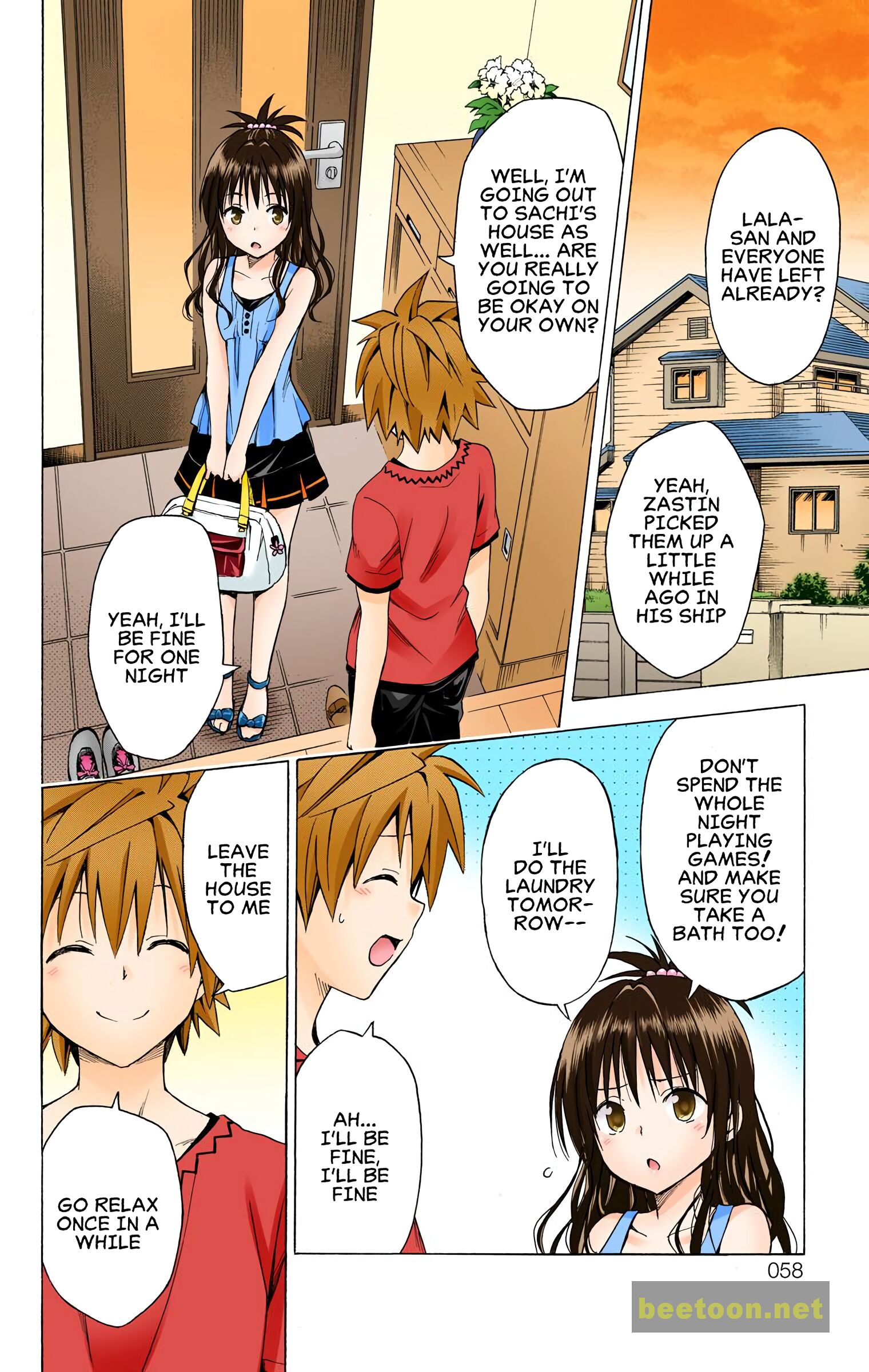 To LOVE-Ru Darkness - Full color Chapter 69 - HolyManga.Net
