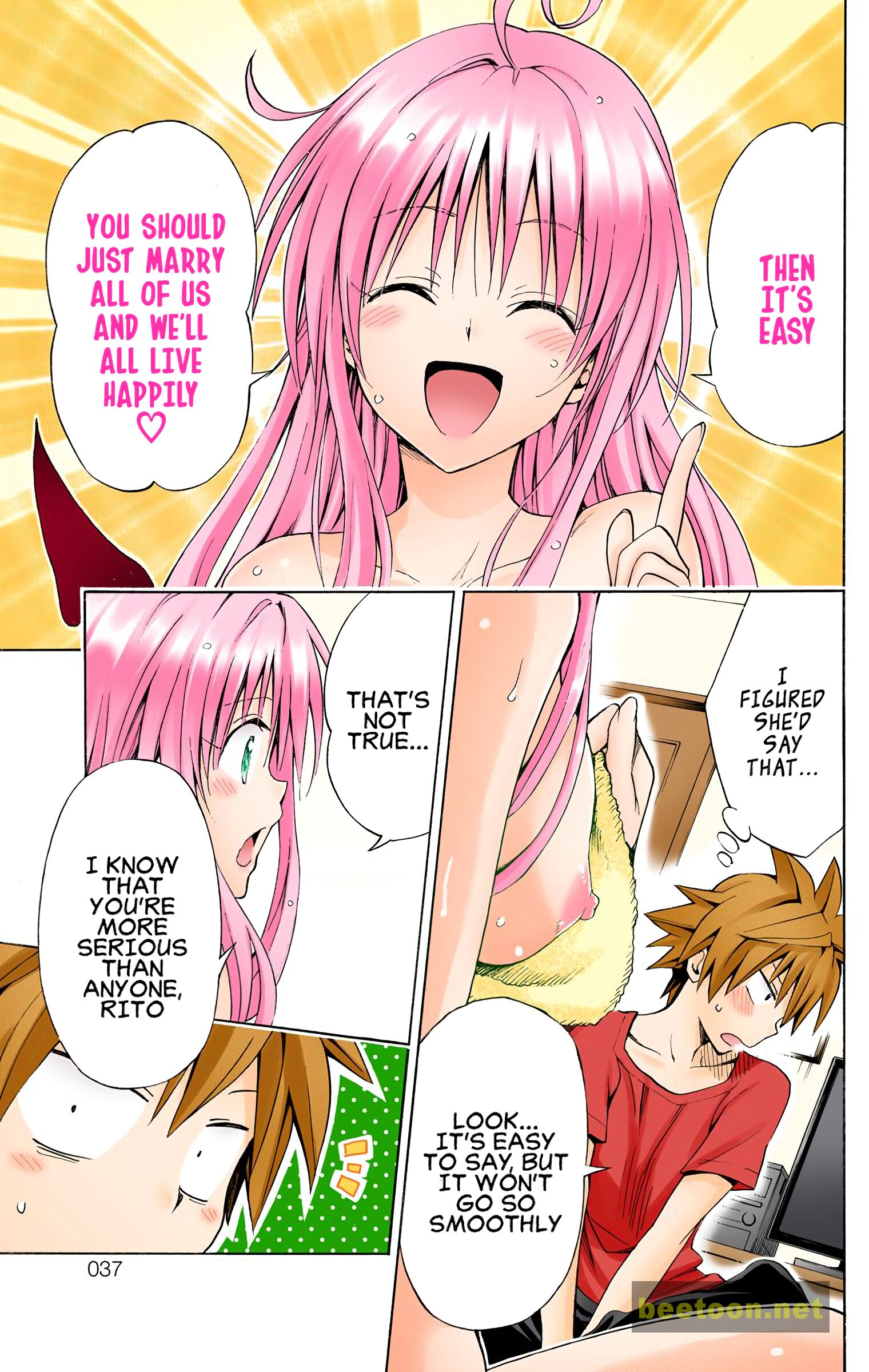 To LOVE-Ru Darkness - Full color Chapter 73 - HolyManga.Net