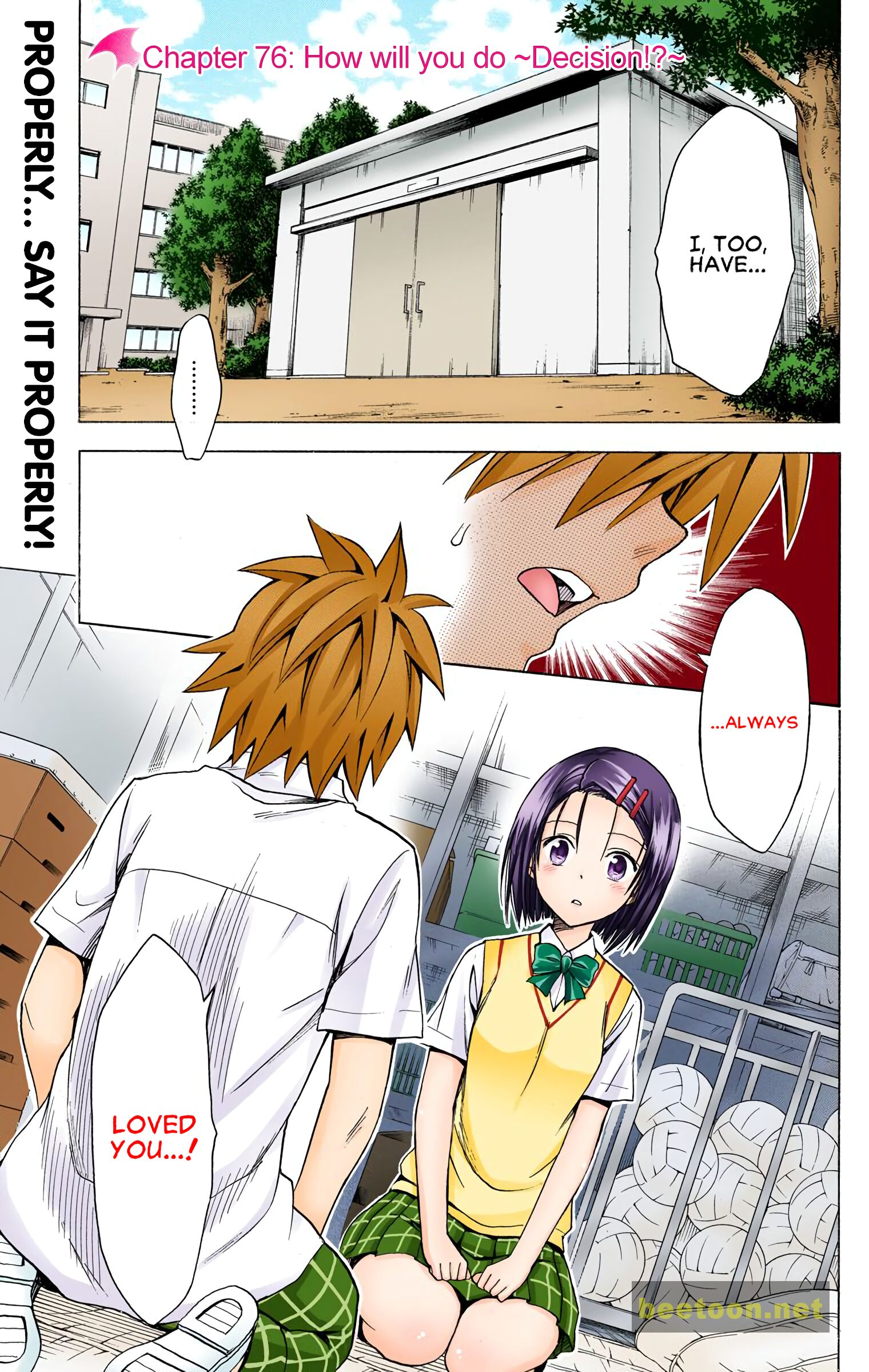 To LOVE-Ru Darkness - Full color Chapter 76 - HolyManga.Net