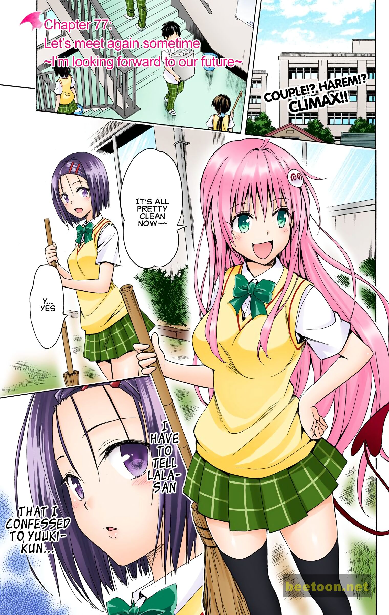 To LOVE-Ru Darkness - Full color Chapter 77 - HolyManga.Net