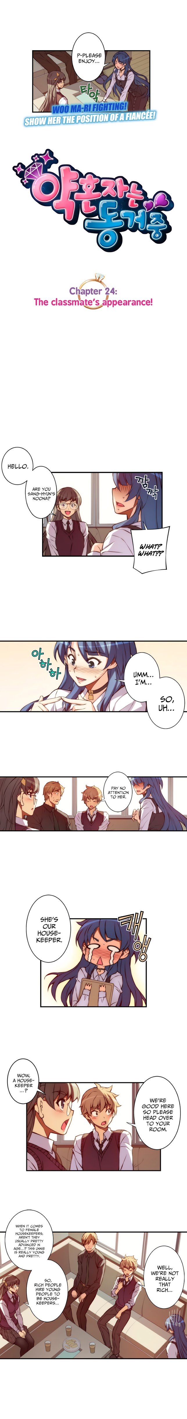 Cohabitation with the Fiancee Chapter 24 - HolyManga.Net