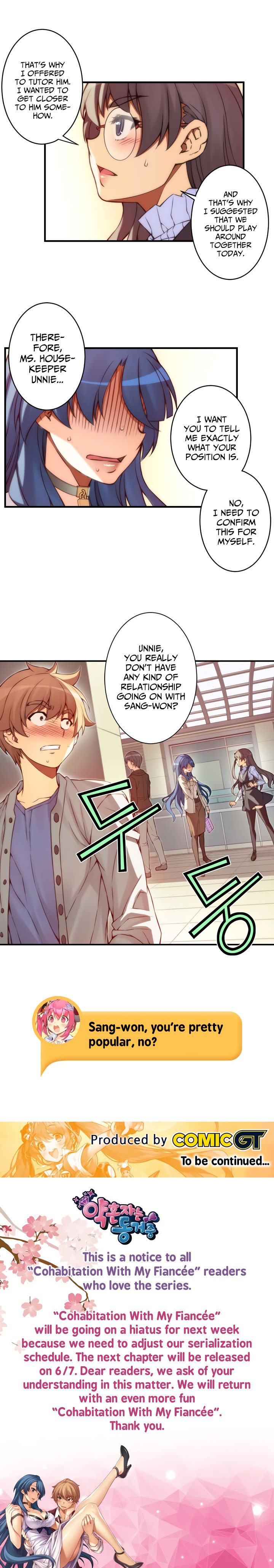 Cohabitation with the Fiancee Chapter 40 - HolyManga.Net