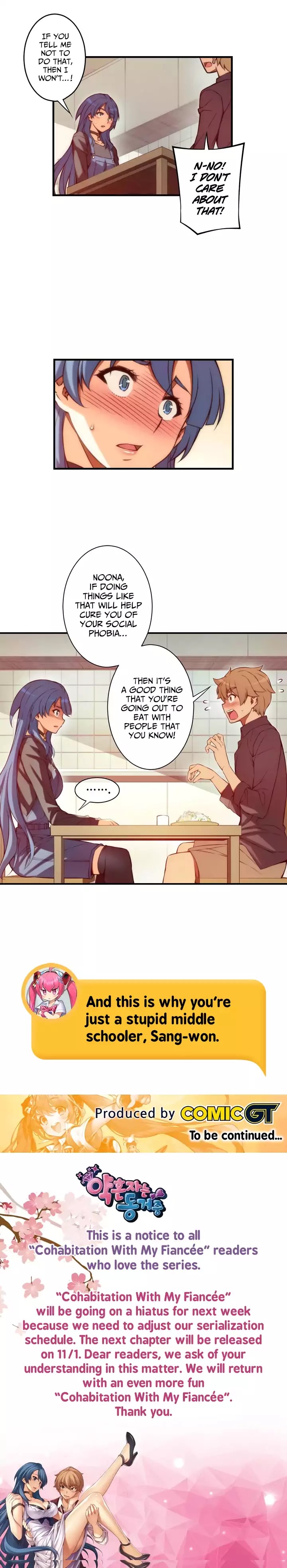 Cohabitation with the Fiancee Chapter 59 - HolyManga.Net