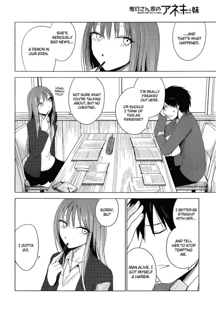 Hoozuki-San Chi No Aneki + Imouto Chapter 4 - HolyManga.Net