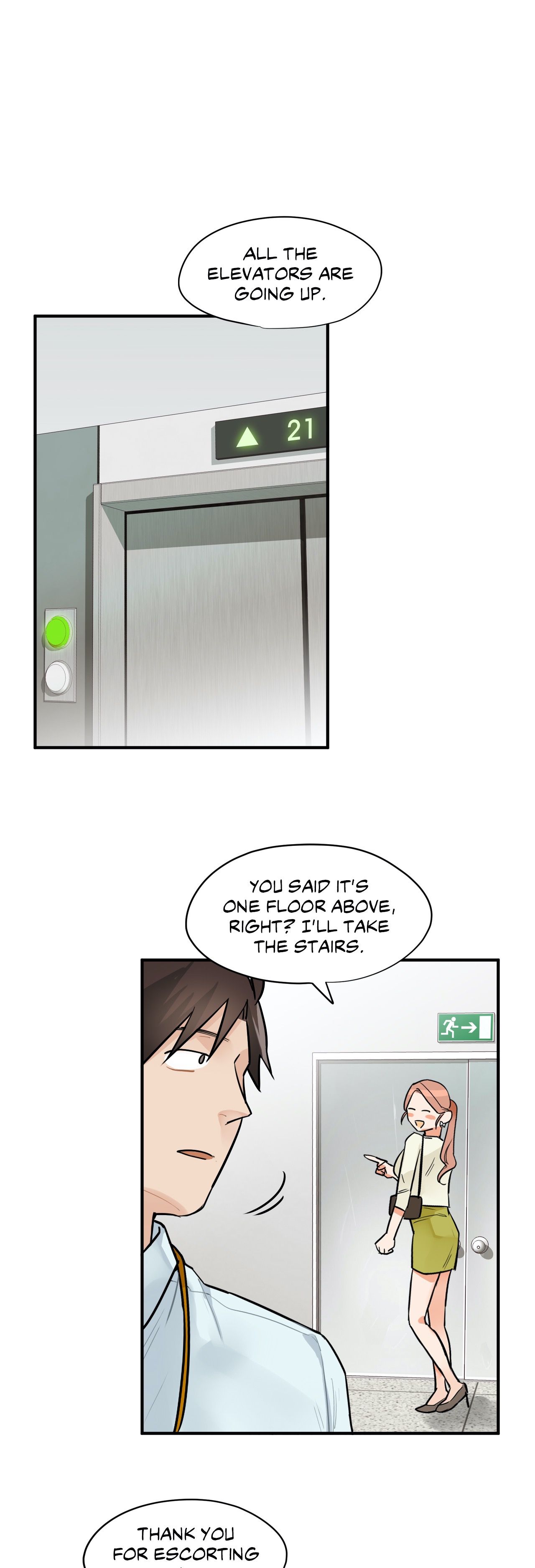 Emergency Stairs Chapter 2 - HolyManga.Net