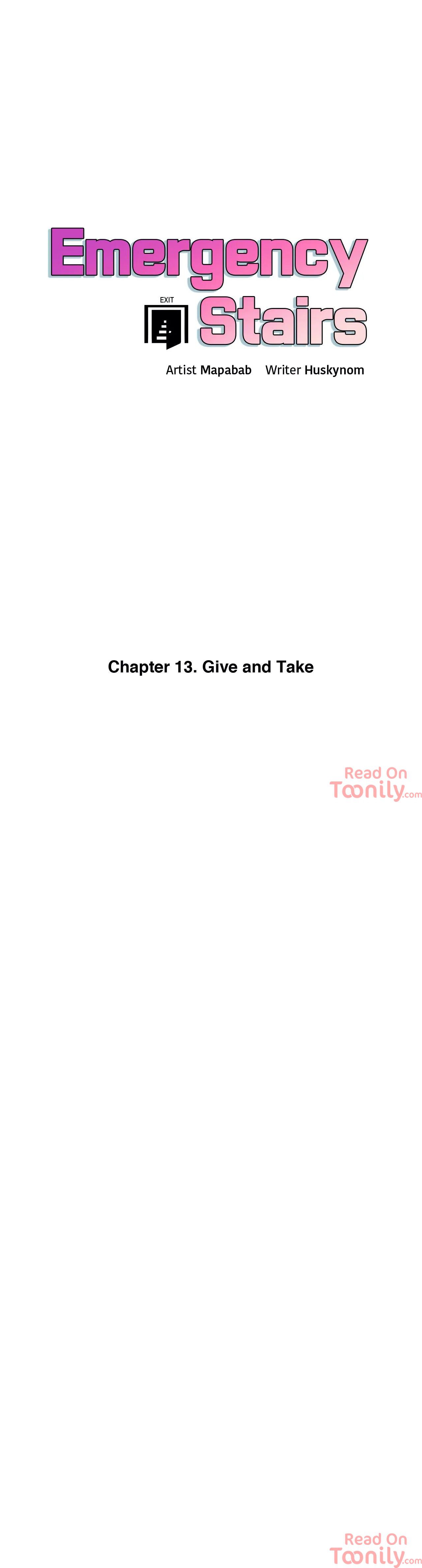 Emergency Stairs Chapter 13 - HolyManga.Net