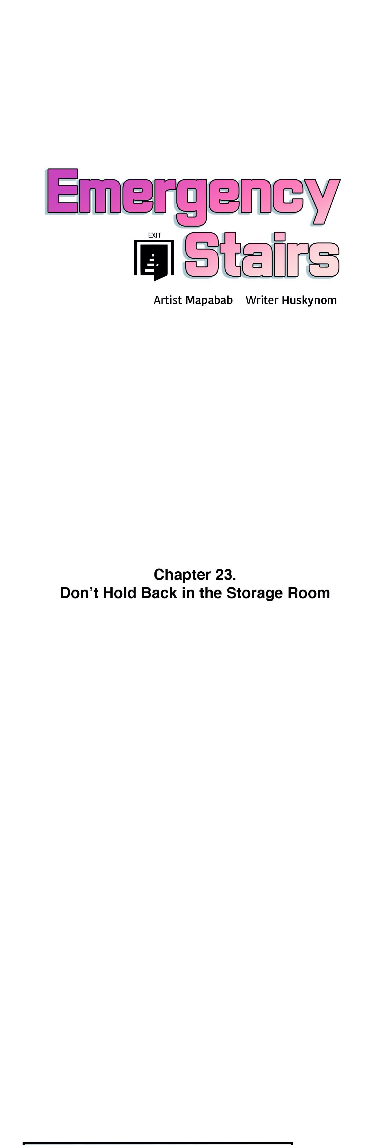 Emergency Stairs Chapter 23 - HolyManga.Net