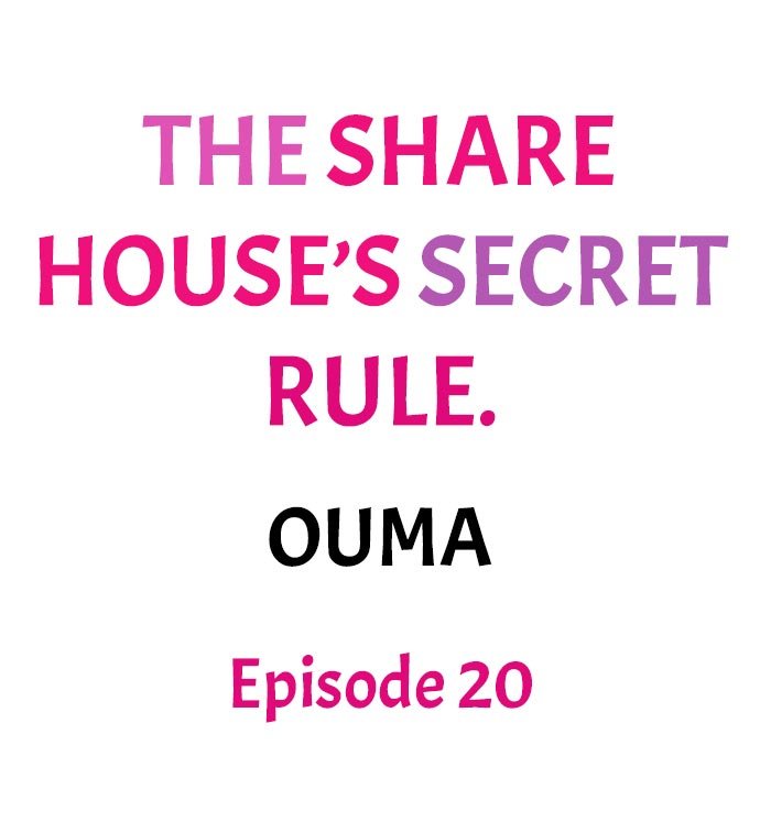 The Share House’s Secret Rule Chapter 20 - HolyManga.Net