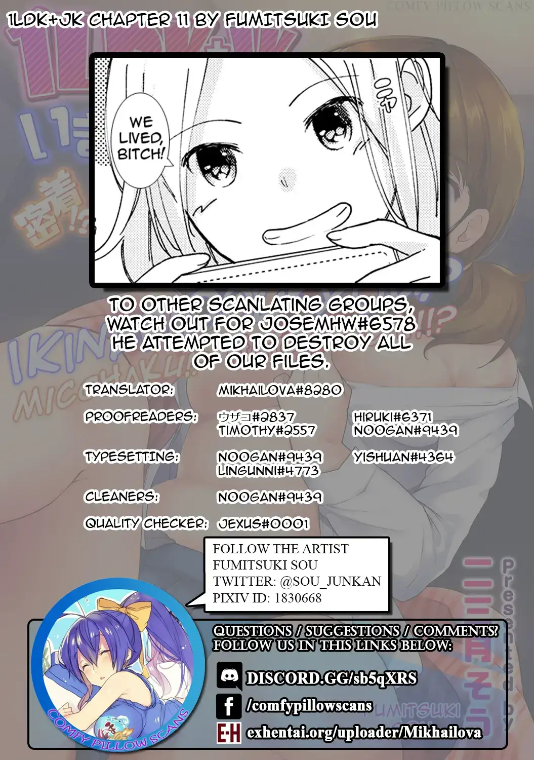1LDK+JK Ikinari Doukyo? Micchaku!? Hatsu Ecchi!!? Chapter 11 - HolyManga.Net