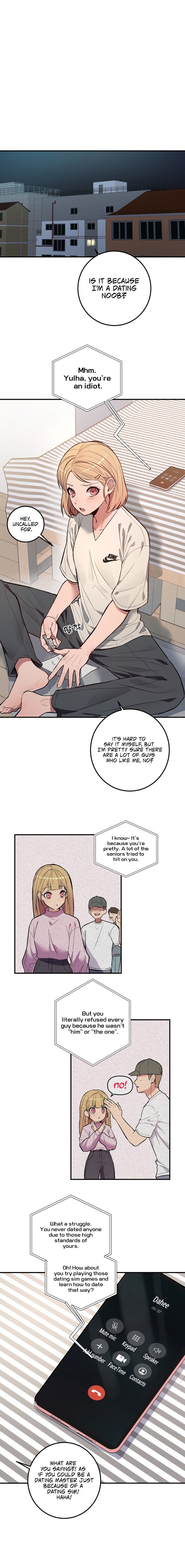 [Dating Sim Short Story] The Dating Simulator Cheat Code Chapter 1 - HolyManga.Net