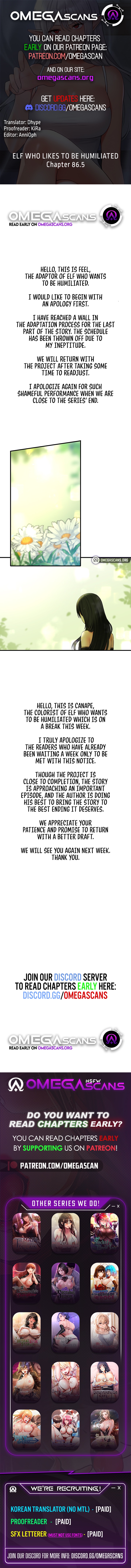 Elf Who Likes To Be Humiliated Chapter 86.5 - HolyManga.Net